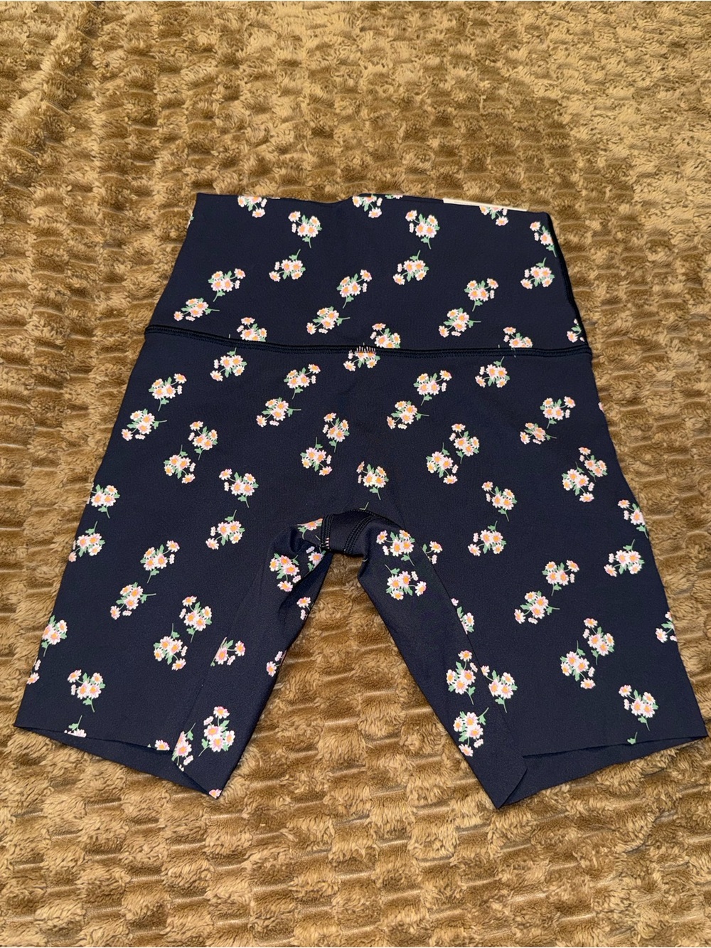OFFLINE by Aerie Women's Navy Floral Biker Shorts Size S 7" Inseam